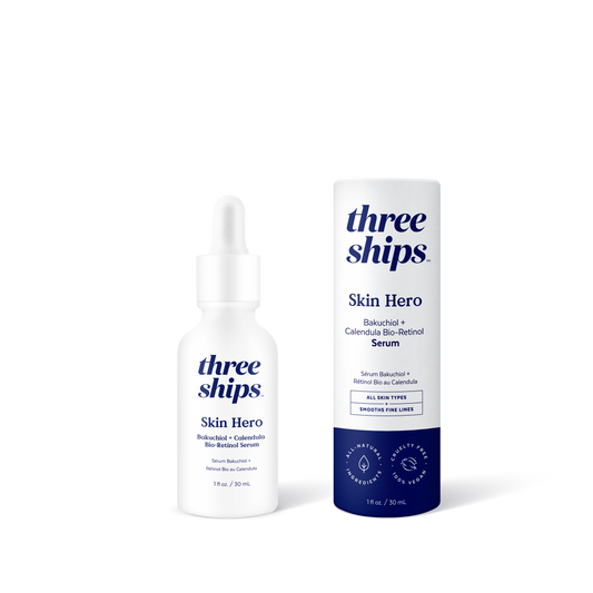 Three Ships Skin Hero Bakuchiol + Calendula Bio-Retinol Serum